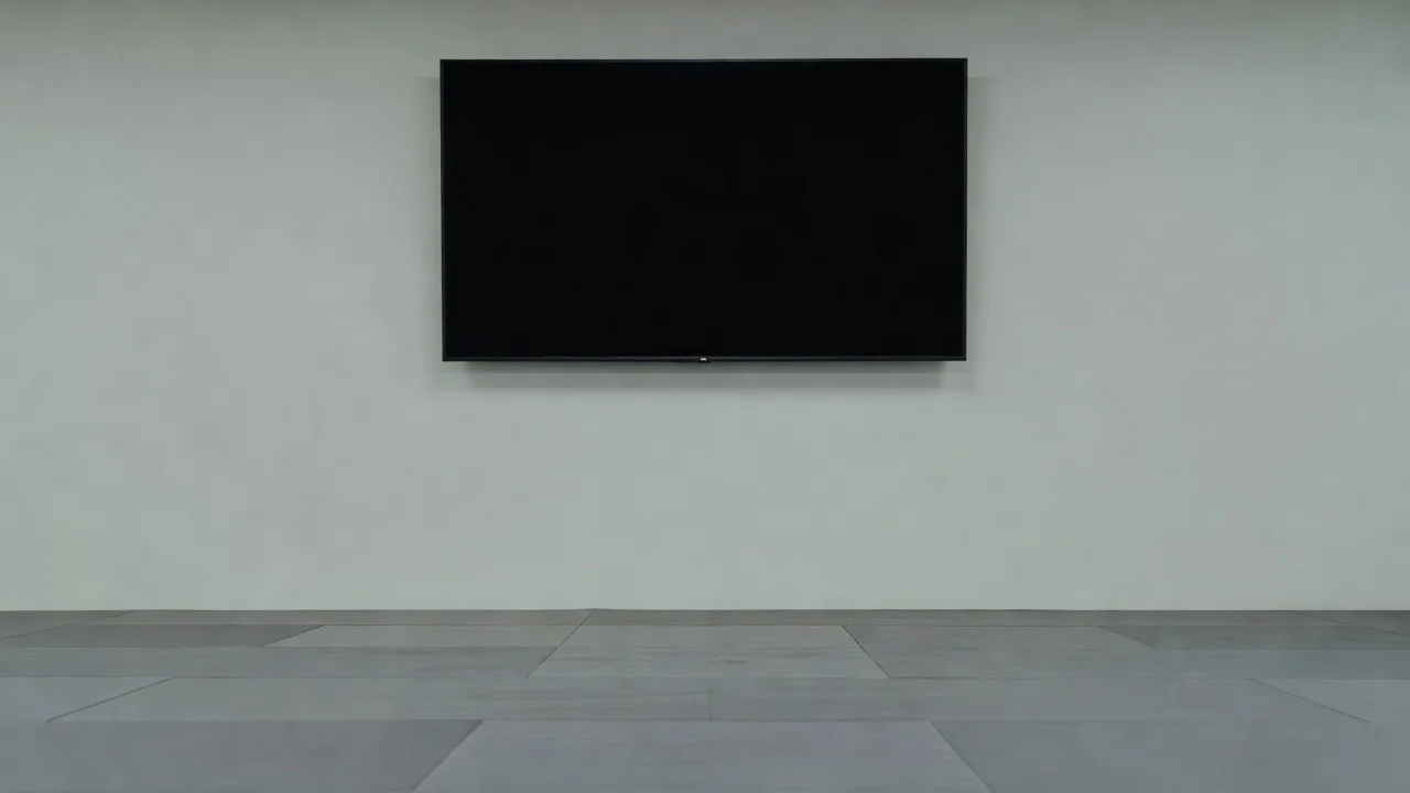 A large screen on the wall of an academy showing the class timetable